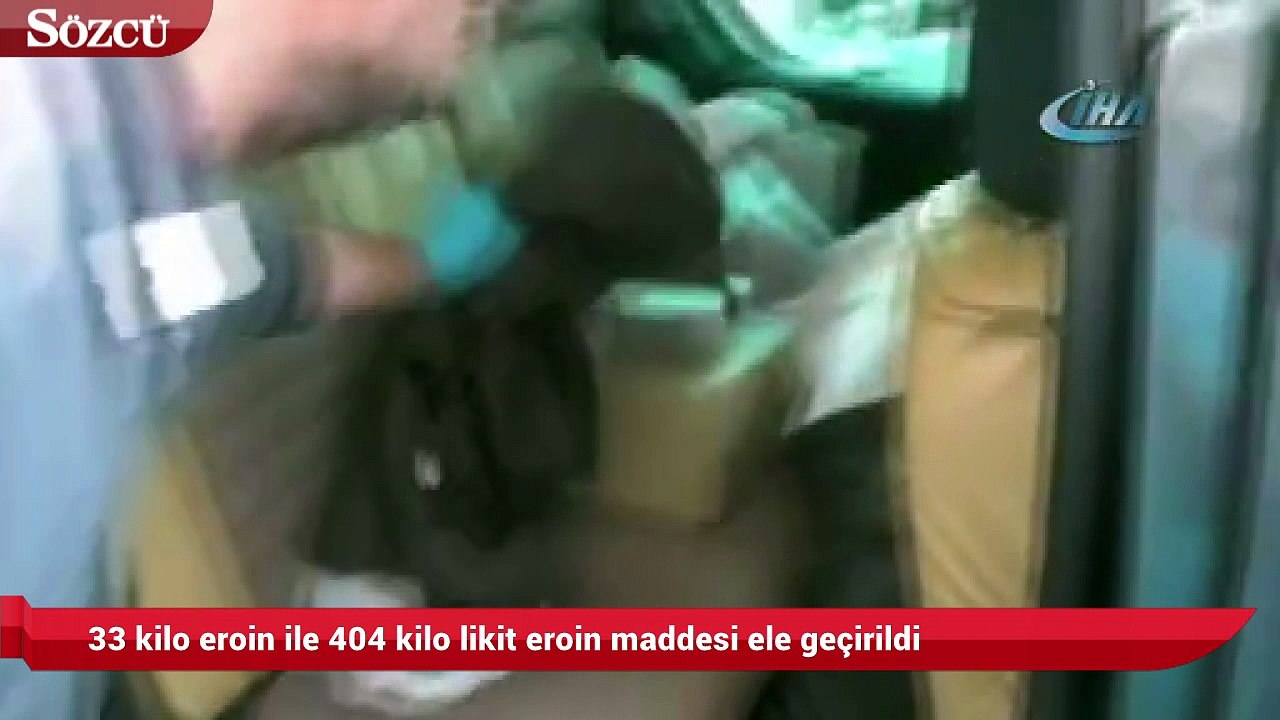Özalp’ta 33 kilo eroin ile 404 kilo likit eroin maddesi ele geçirildi