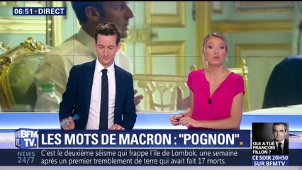 Les mots de Macron: "Pognon"