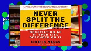 Unlimited acces Never Split the Difference: Negotiating as If Your Life Depended on It Book