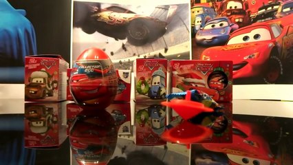 Cars 10 PIXAR Disney Kinder Surprise Eggs Lightning McQueen (eng Subtitles)