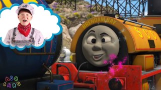 Lets color Oliver, Clarabel, Marion and Bill ♦ Learning and Coloring page with Thomas and