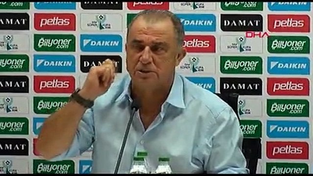 Fatih Terim'den Süper Kupa maçı sonrası sert sözler!