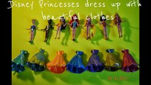Magic Clip Disney Princess Snow White Cinderella Belle Sleeping Beauty Rapunzel Ariel Doll