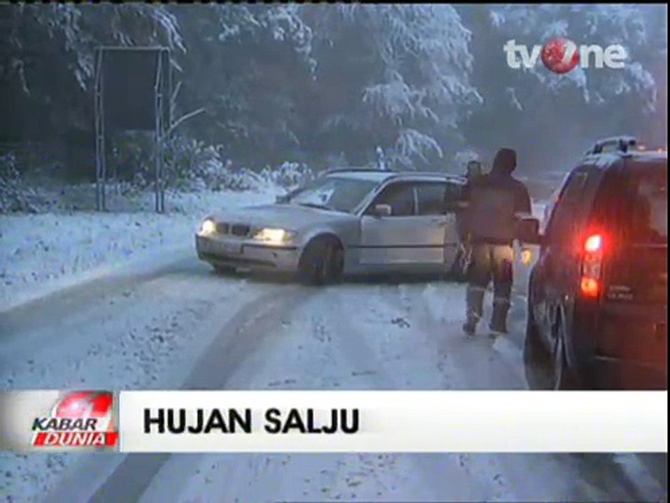 Negara Bagian Hesse Jerman Diselimuti Salju Tebal