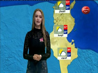 النشرة الجوية ليوم  الإثنين 06 أوت 2018 - قناة نسمة