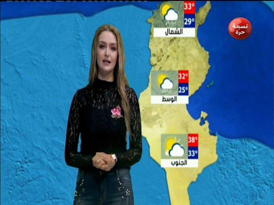 النشرة الجوية ليوم  الإثنين 06 أوت 2018 - قناة...