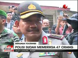 Kapolri Tinjau Lokasi Pembakaran Rumah Ibadah di Aceh Singkil