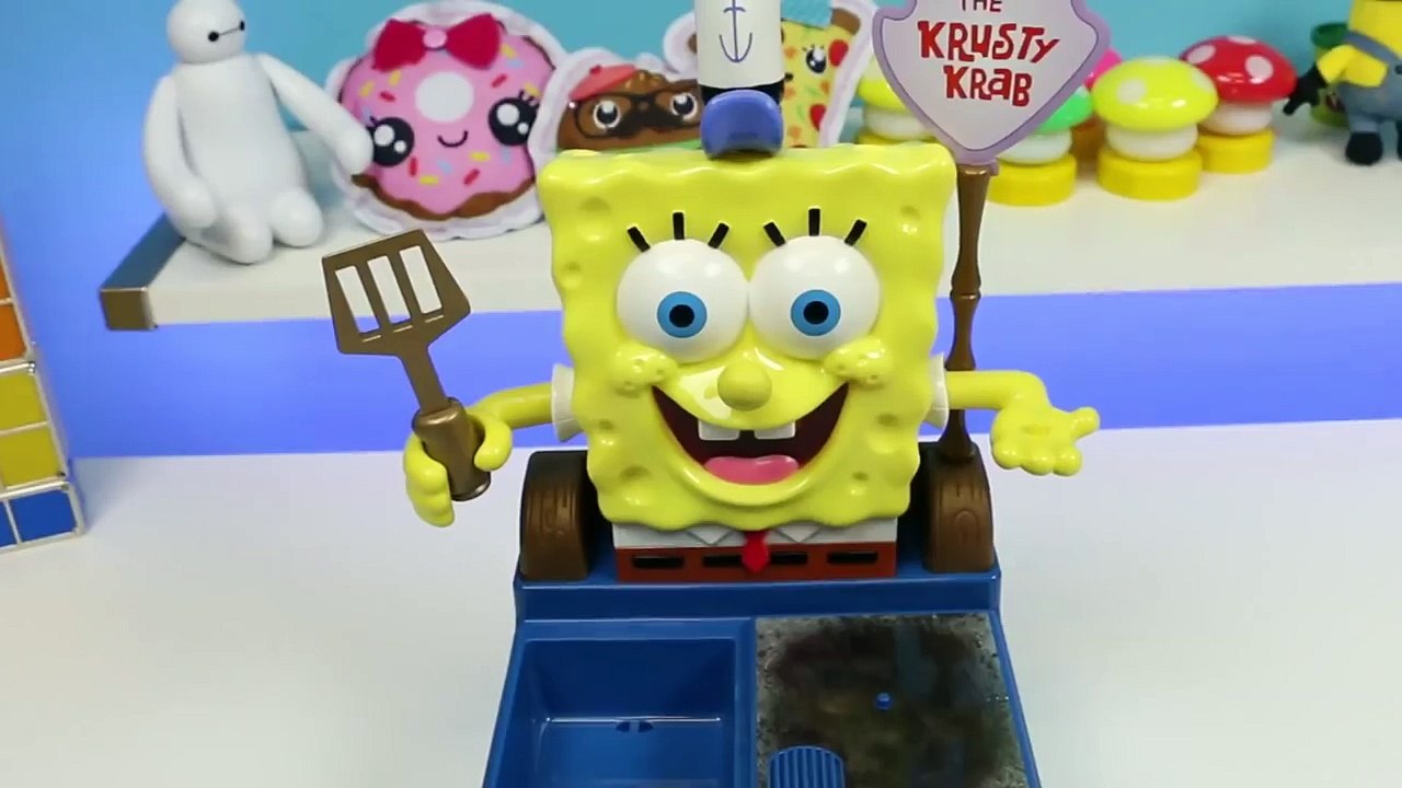 SpongeBob SquarePants Cooking KINDER JOY Surprise Eggs!