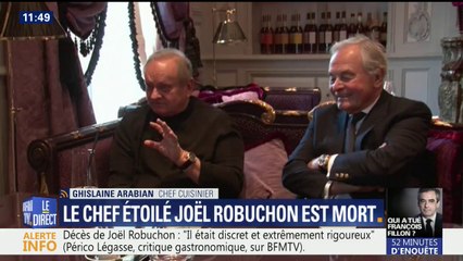 Le décès de Joël Robuchon "va laisser un grand vide", considère Ghislaine Arabian