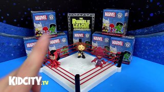 MARVEL Superheroes Shake Rumble with Deadpool, Thor, Spiderman Toys MARVEL Mystery Minis b