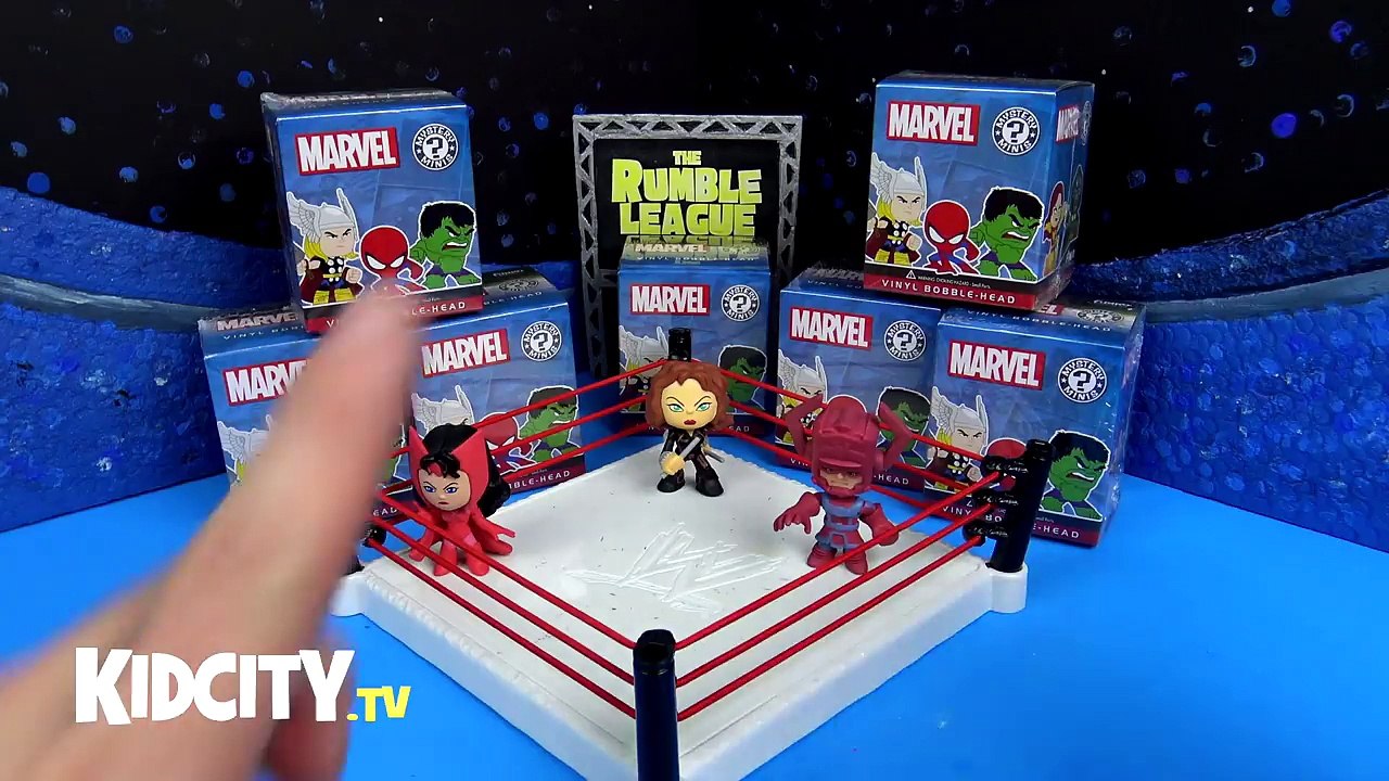 MARVEL Superheroes Shake Rumble with Deadpool, Thor, Spiderman Toys MARVEL Mystery Minis b