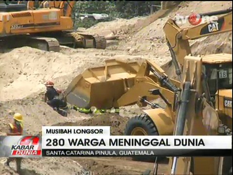 Upaya Perbaikan Pasca Longsor di Guatemala Terus Dilakukan