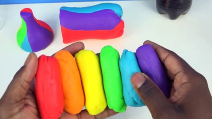 DIY How To Make Kinetic Sand Rainbow Strawberry Giant Jigsaw puzzles Learn Colors