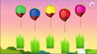 Lollipop Finger Family Nursery Rhyme | Circle Candy Daddy Finger Song