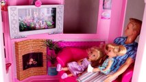 인형놀이 드라마 가족 침대 아침 일상 밀착중계 했어요 ! 주방 공주 인형 장난감 놀이 드레스 옷입히기 Barbie Doll and Ken Morning Routi