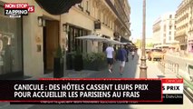 Canicule : des hôtels cassent leurs prix pour accueillir les Parisiens au frais (vidéo)