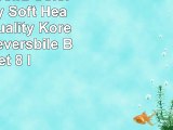 VIVALON Solid Color Ultra Silky Soft Heavy Duty Quality Korean Mink Reversbile Blanket 8