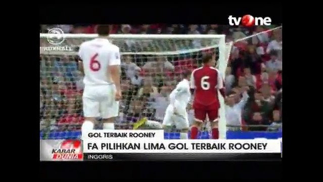 5 Gol Terbaik Wayne Rooney Bersama Timnas Inggris