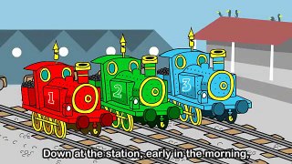 Down at the Station Nursery Rhyme