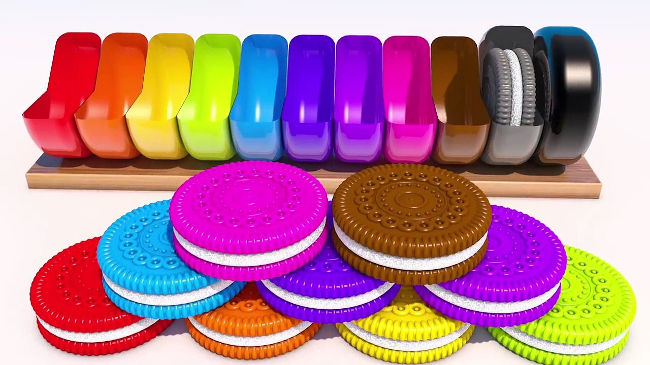 Teach Colors with Cookies for Kids and Children
