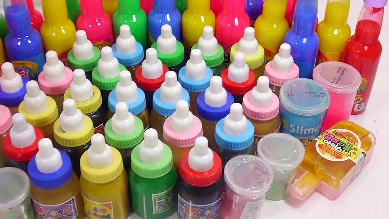 DIY Colors Fanta Jelly Gummy Pudding Learn Colors Slime Combine Icecream