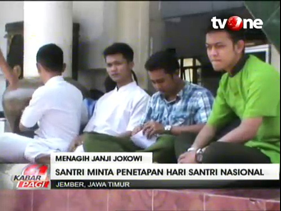 Santri di Jember Tagih Janji Jokowi Soal Hari Santri 1 Muharam