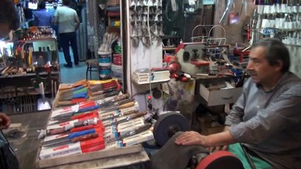 Bıçakçıların Kurban Bayramı yoğunluğu