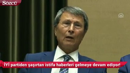 İYİ partiden şaşırtan istifa haberleri gelmeye devam ediyor