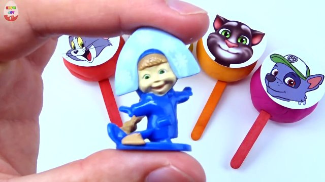 Masha Paw Patrol Pj Masks Lollipop Smiley PlayDoh Toy Tom and Jerry Talking Tom and Friend