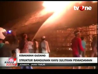Enam Gudang Tembakau Milik PTPN 27 di Jember Terbakar