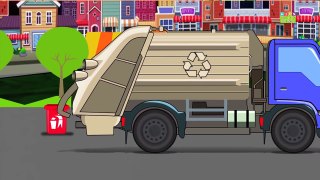 Water Tank Truck Color | Formation And Uses | Puzzle Game | Cartoon Car | Garage Videos Fo