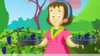 Grapes Fruit Rhymes | English Rhymes | Popular Rhymes For Children | Grapes Fruit Poems |