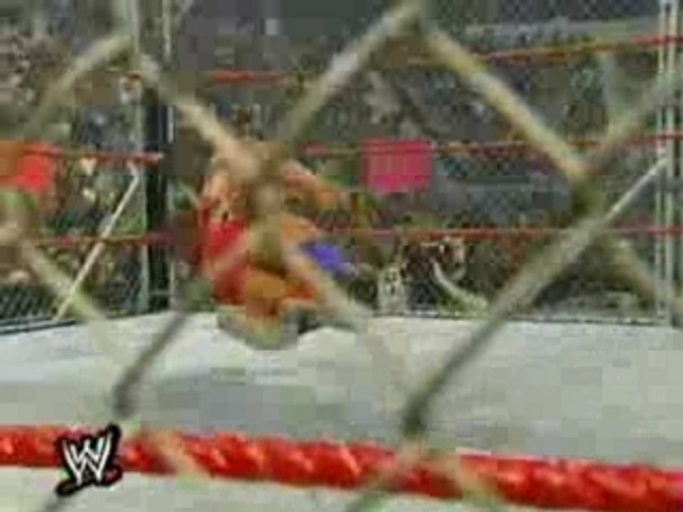 WWE - Kurt Angle - Moonsaults From Cage