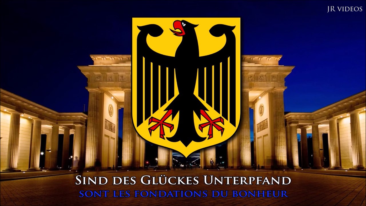 Hymne national de l'Allemagne (traduction) - Anthem of Germany (French)