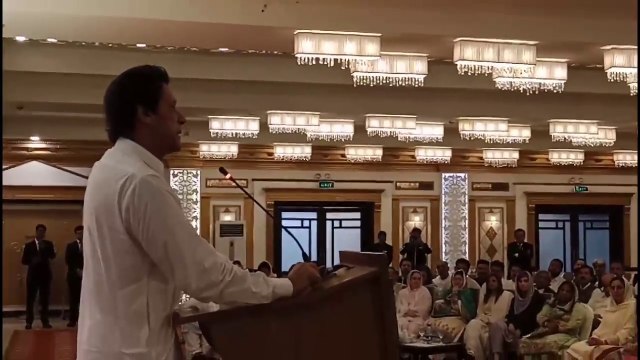 Imran Khan's Short Speech at PM Nomination Ceremony by PTI Parliamentary Committee Meeting