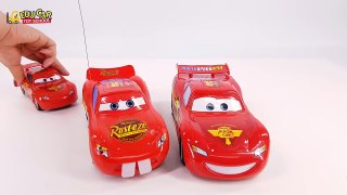 Learning Color Number With Disney PIXAR Cars Lightning McQueen Mack Truck PlayDoh for kids