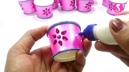 Door Hanging TORAN from Disposal Tea Glass for Door decore | Sonalis Creations #69