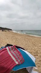 Disembarkation of illegal migrants ashore