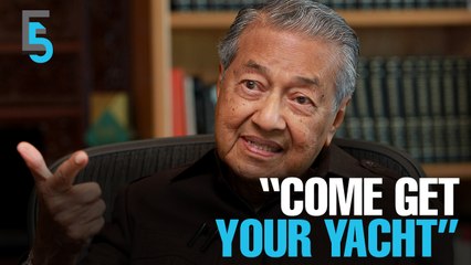 EVENING 5: Dr M dares Equanimity owner to reclaim yacht