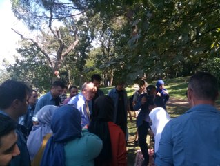 Erdoğan'a Çamlıca Korusunda Sevgi Seli