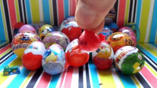 24 Surprise Eggs Maxi Kinder Surprise Cars Thomas Iron Man Marvel Angry Birds Shrek Minnie