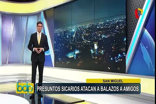 San Miguel: presuntos sicarios atacan a balazos a un grupo de jóvenes