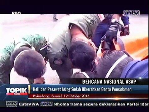 Pesawat Asing Bantu Padamkan Kebakaran Hutan di Indonesia