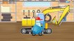 Dump Truck and Excavator Cars & Trucks Cartoons for kids Construction Animation