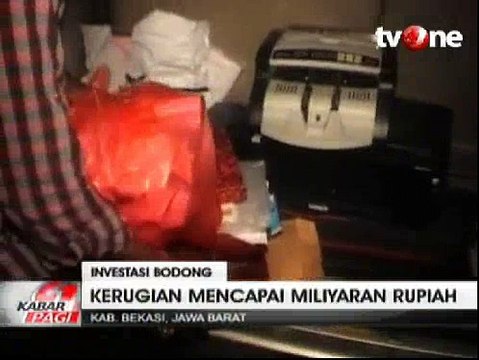 Polisi Geledah Kantor Perusahaan Investasi Bodong di Bekasi