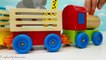 Learn Safari Wild Zoo Animals Names with toy Rescue Shape Sorting Truck