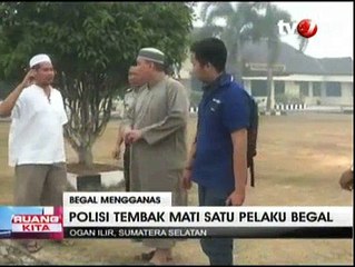 Kepergok, Begal Baku Tembak dengan Polisi