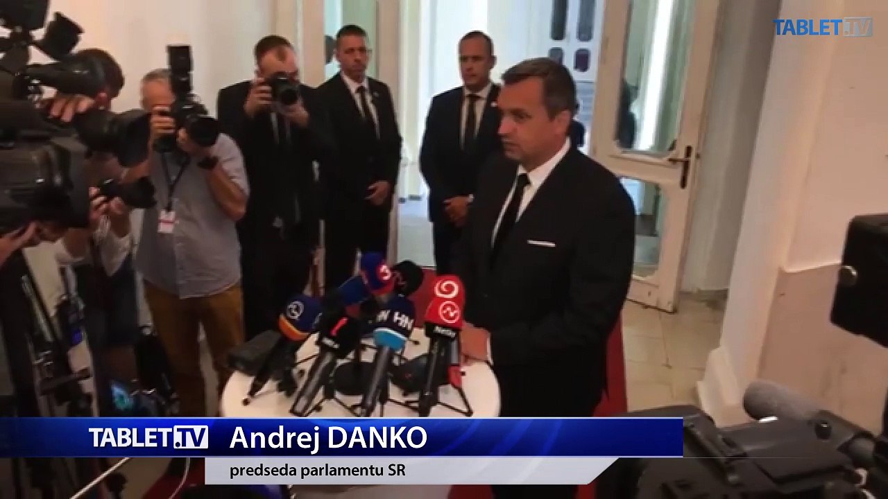 ZÁZNAM: Vyhlásenie predsedu NR SR A. Danka