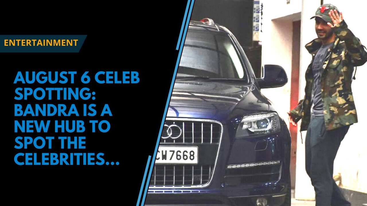 Celeb Spotted: Varun Dhawan, Karan Johar share a light moment and more