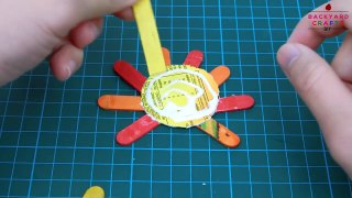 Popsicle Stick Flower DIY | How to Crafts ideas for kids